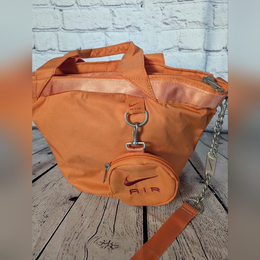 Nike Orange Tote Bag with Coin Pouch